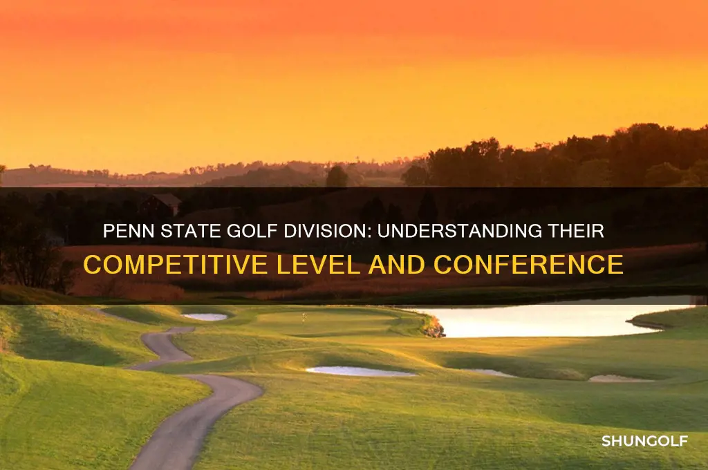 what golf division is penn state
