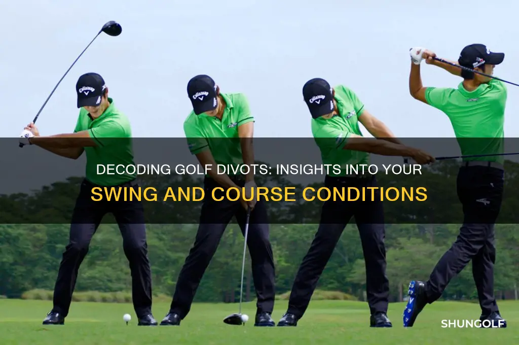 what golf divots tell you