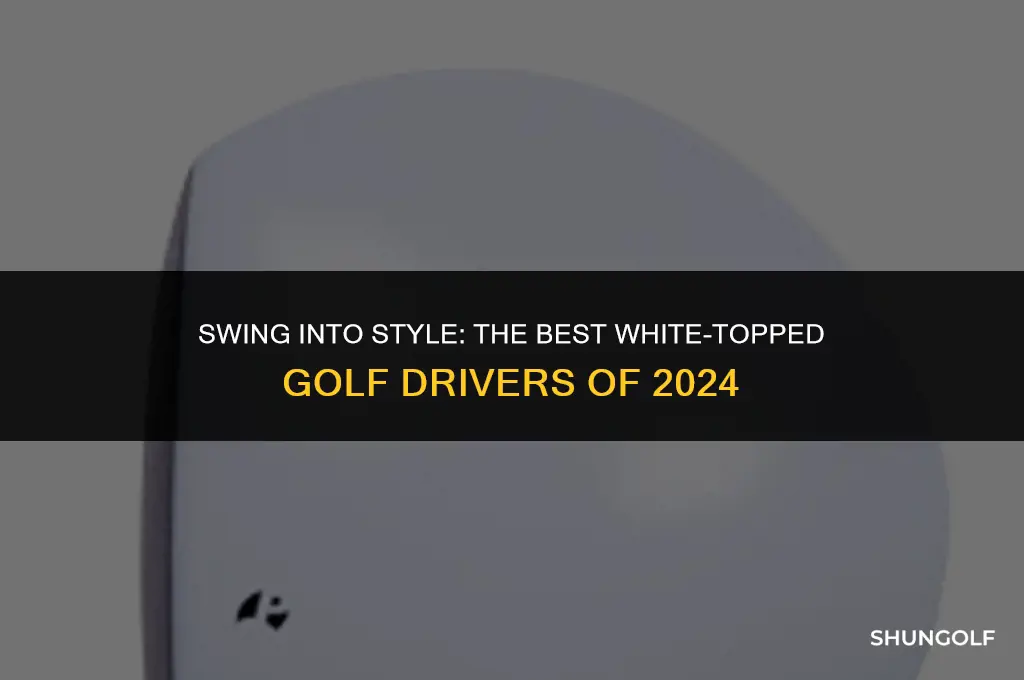 what golf driver is white on top