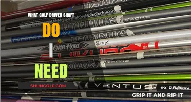 Finding Your Perfect Golf Driver Shaft: A Comprehensive Guide