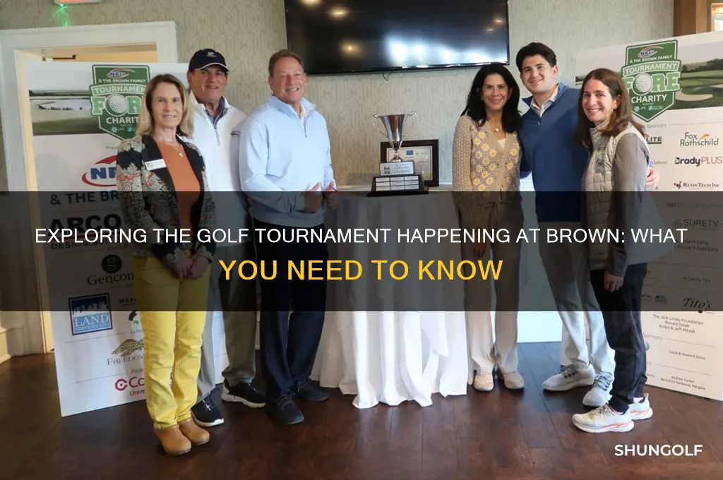 what golf game is going on brown