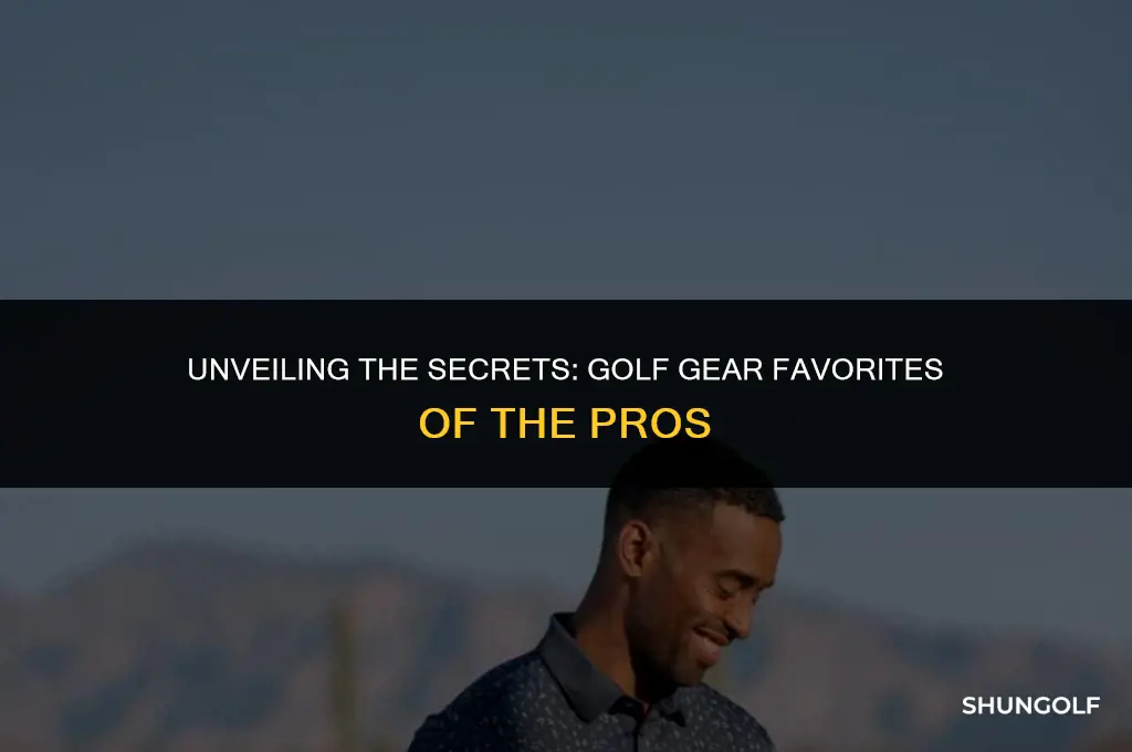 what golf gear pros use