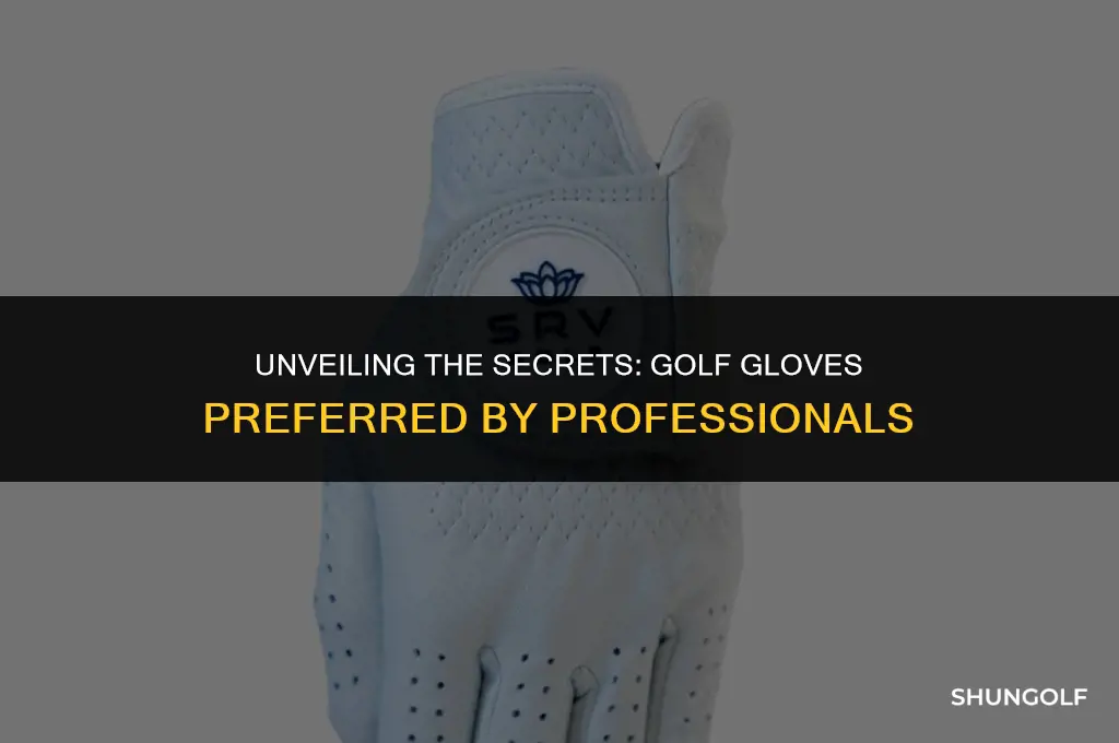what golf glove do pros use