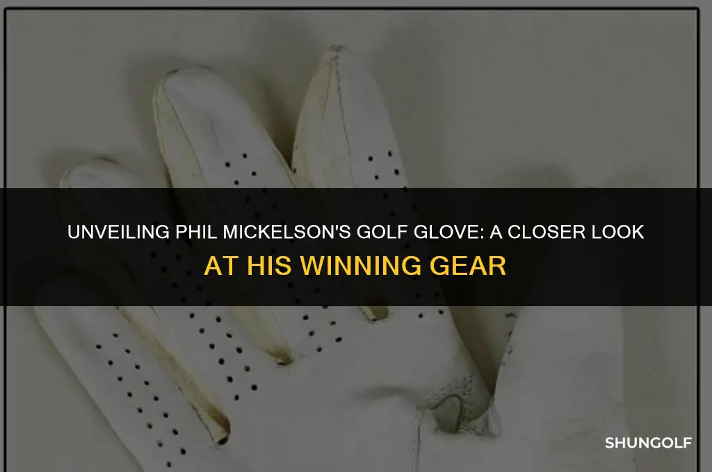 what golf glove does phil mickelson use