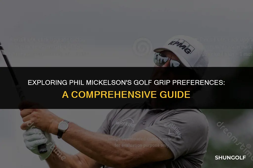 what golf grips does phil mickelson use