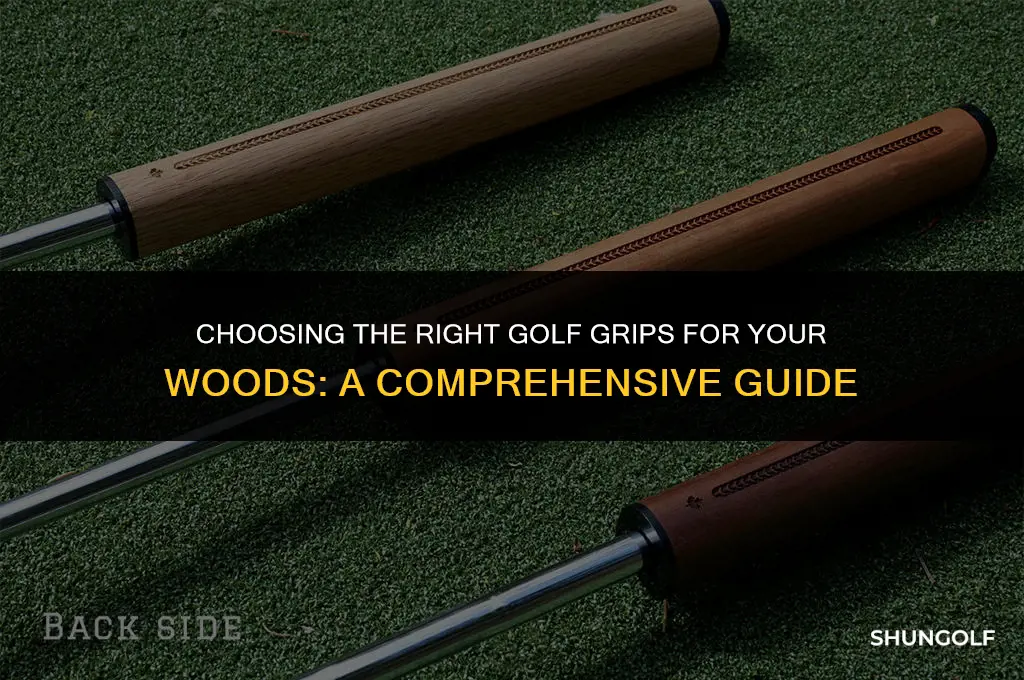 what golf grips shouldi use on woods