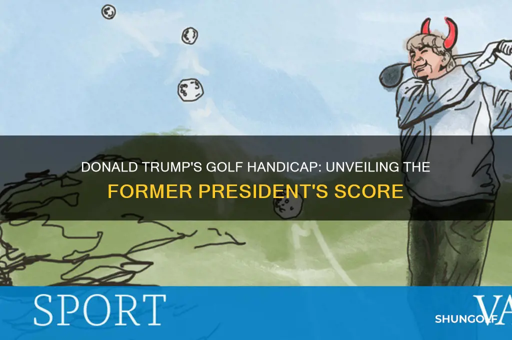 what golf handicap does donald trump have