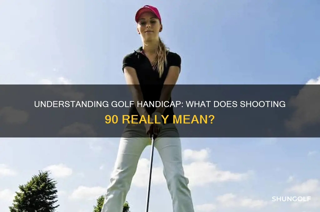what golf handicap is a 90