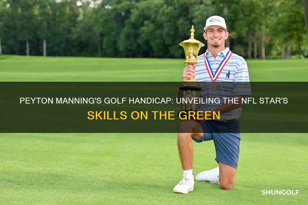 what golf handicap is peyton manning
