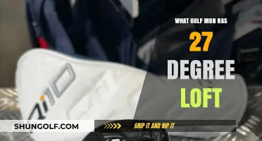 Discover the Golf Iron with a 27-Degree Loft Angle