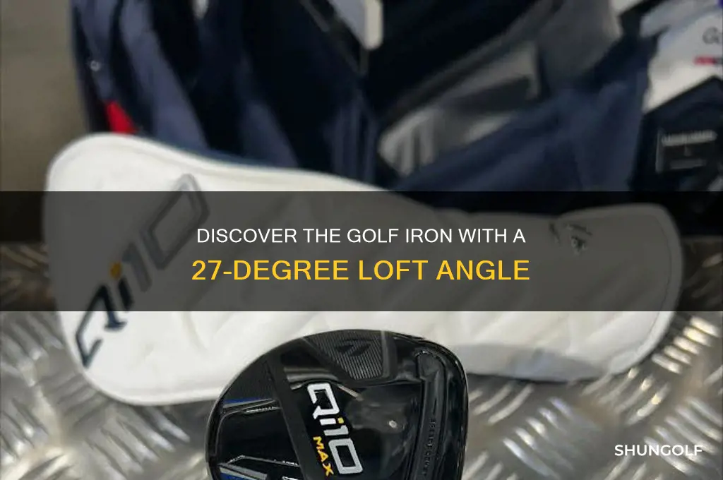 what golf iron has 27 degree loft