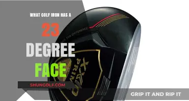 Discover the Golf Iron with a 23-Degree Loft Angle