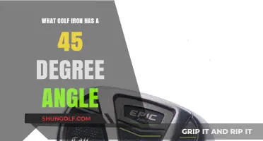Unveiling the Golf Iron with a 45-Degree Loft Angle