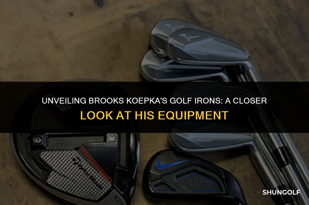 what golf irons does brooks koepka use