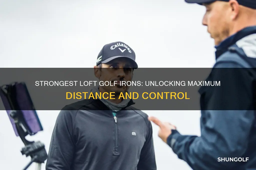 what golf irons have the strongest lofts