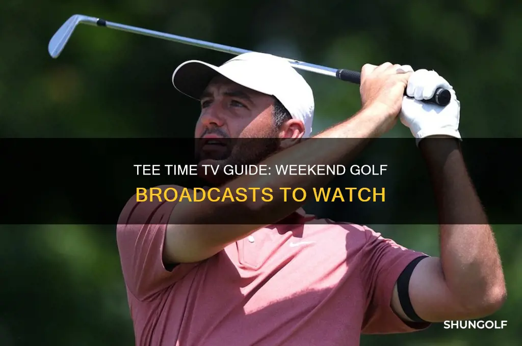 what golf is on this weekend on tv