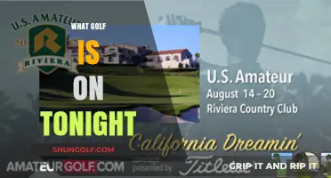 Tee Time Tonight: Your Guide to Golf on TV This Evening