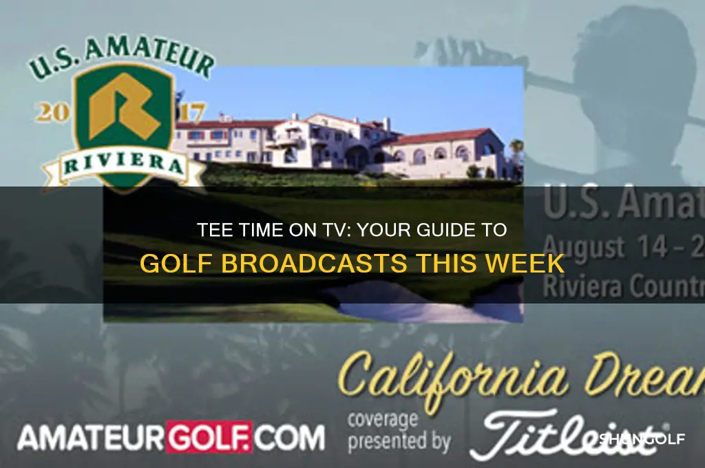 what golf is on tv