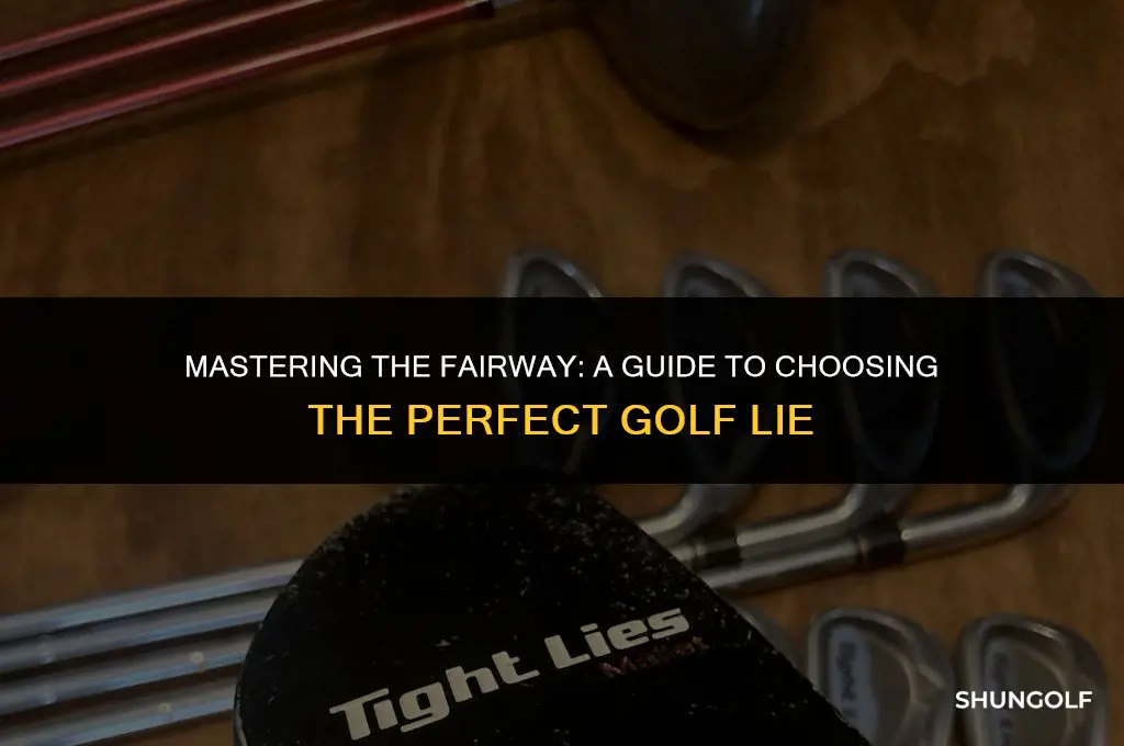 what golf lie should i use