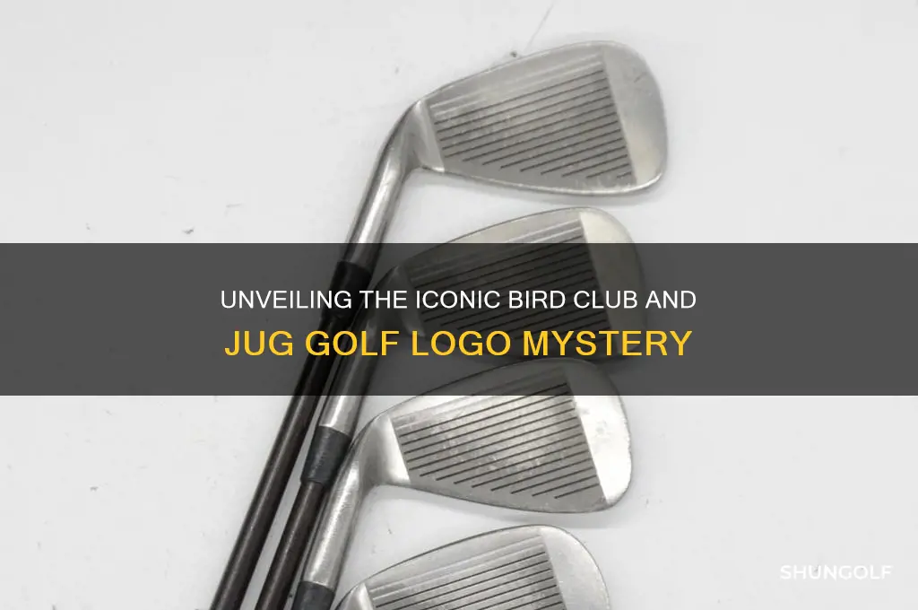 what golf logo is a bird club and jug