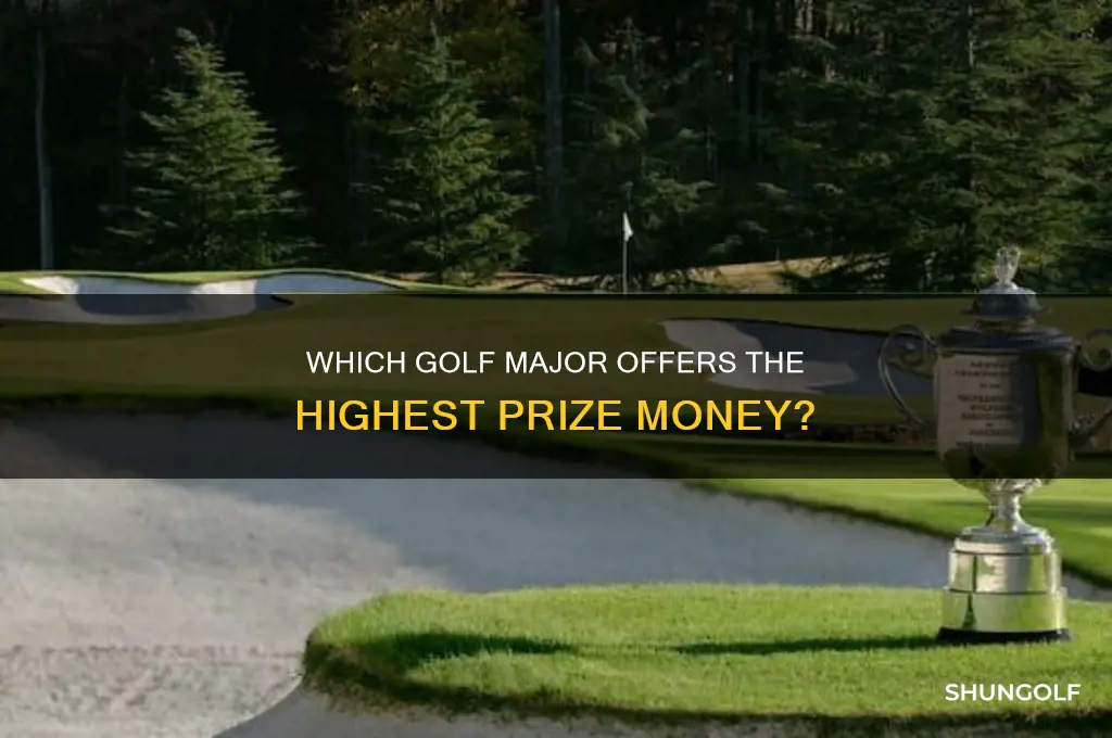 what golf major pays the most