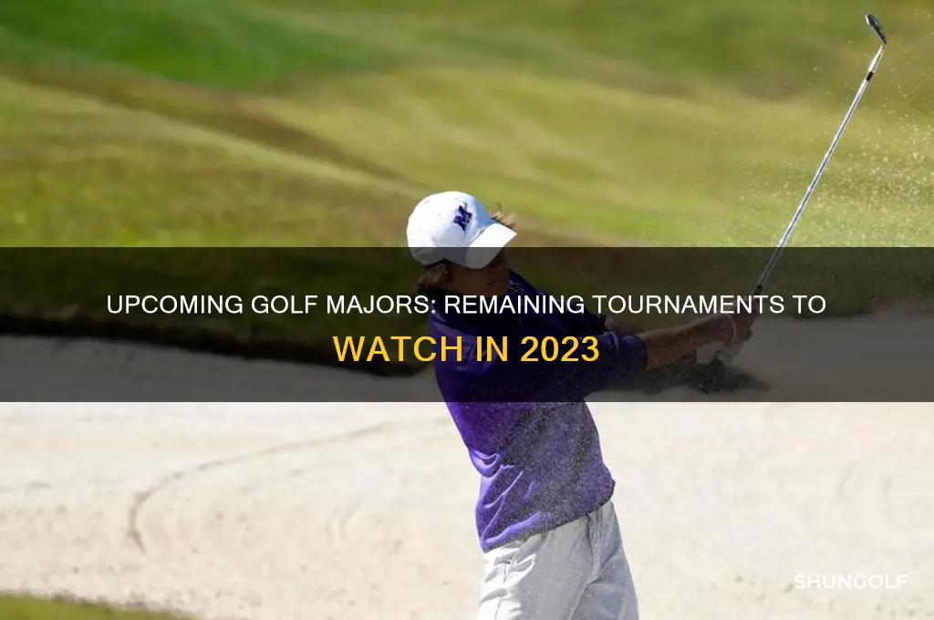what golf majors are left this year