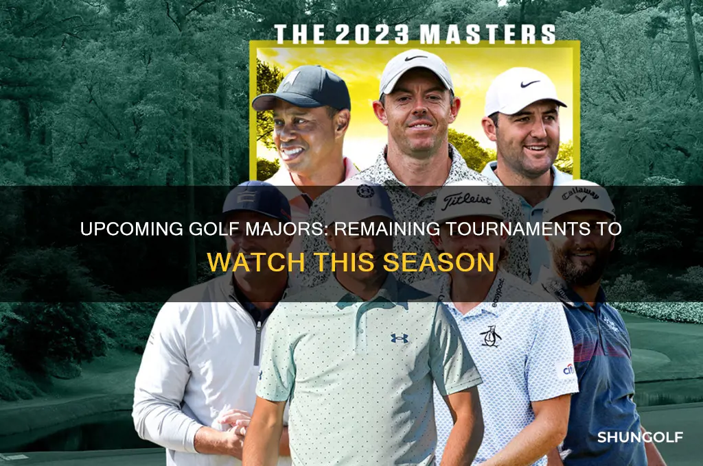 what golf majors are left