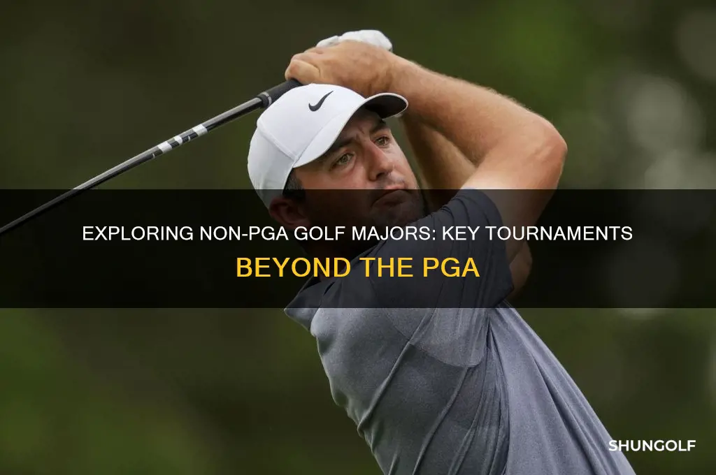 what golf majors are not pga