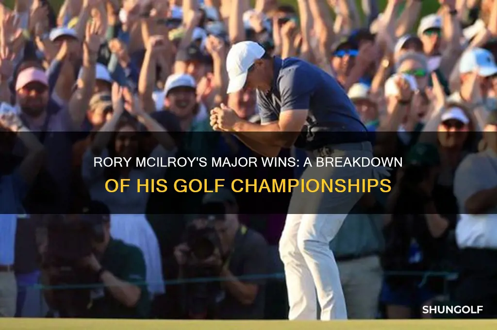 what golf majors have rory won