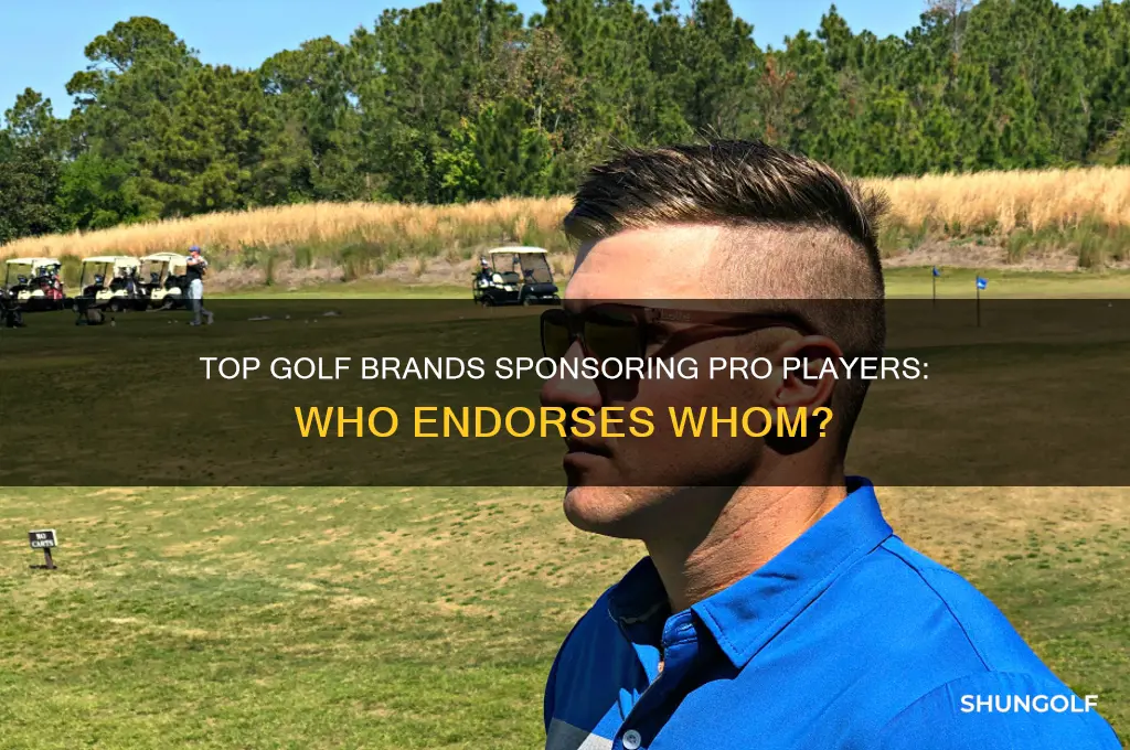 what golf making companies endorse players