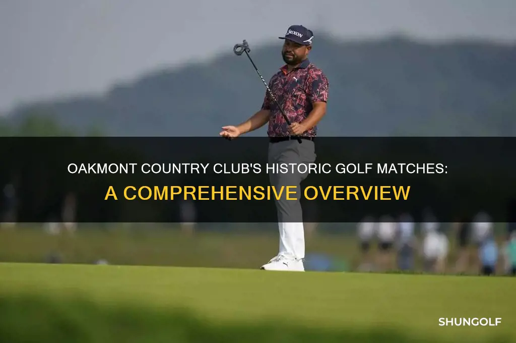 what golf match do they play at oakmont country club
