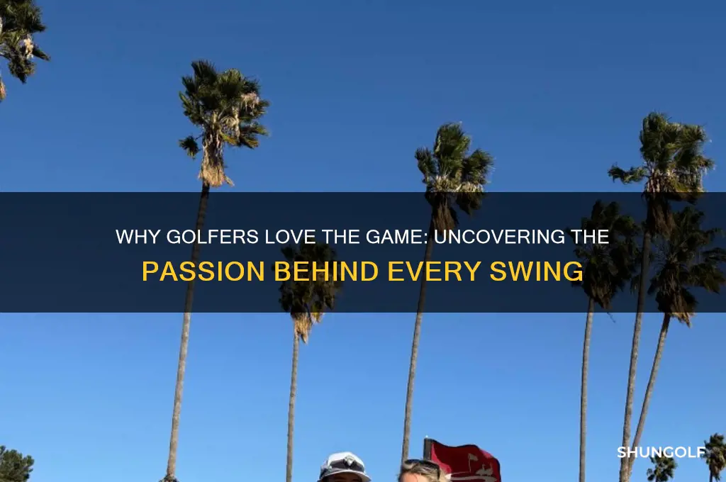 what golf players really like about golf