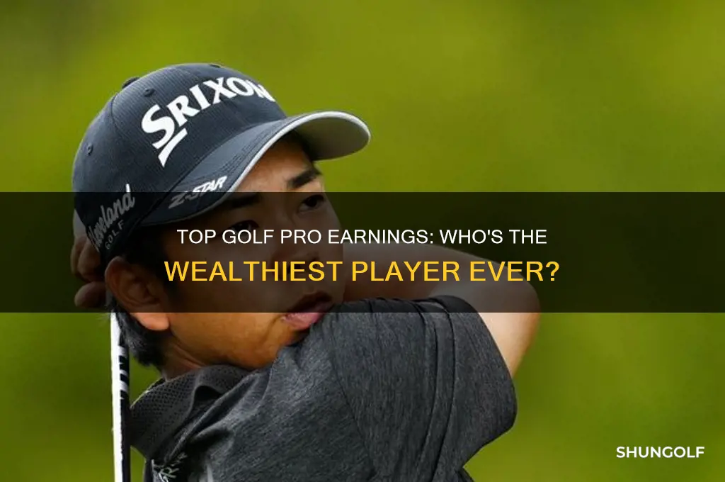 what golf professional has made the most money
