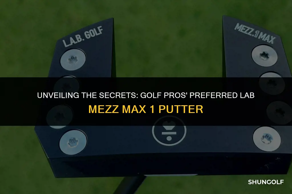 what golf pros use lab mezz max 1 putter