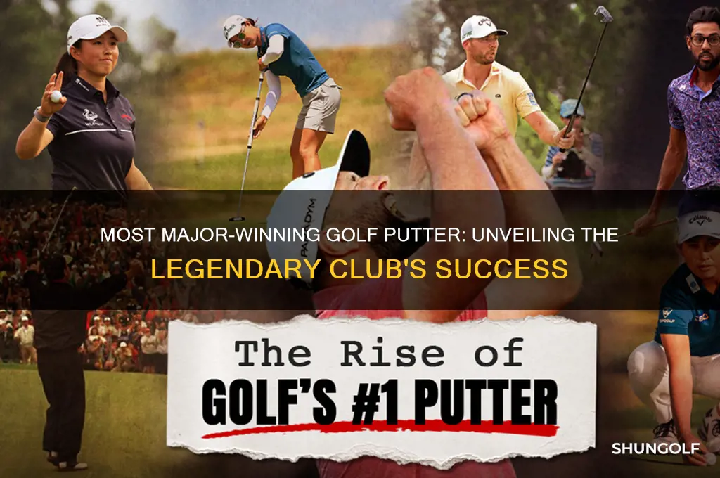 what golf putter has won the most majors