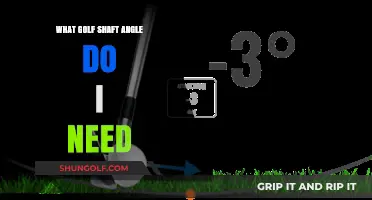 Finding Your Perfect Swing: Guide to Golf Shaft Angles