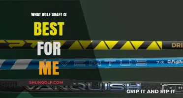 Find Your Perfect Swing: A Guide to Choosing the Best Golf Shaft