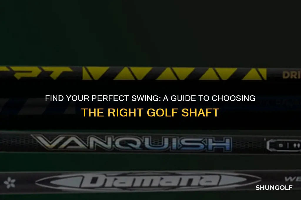 what golf shaft is right for me