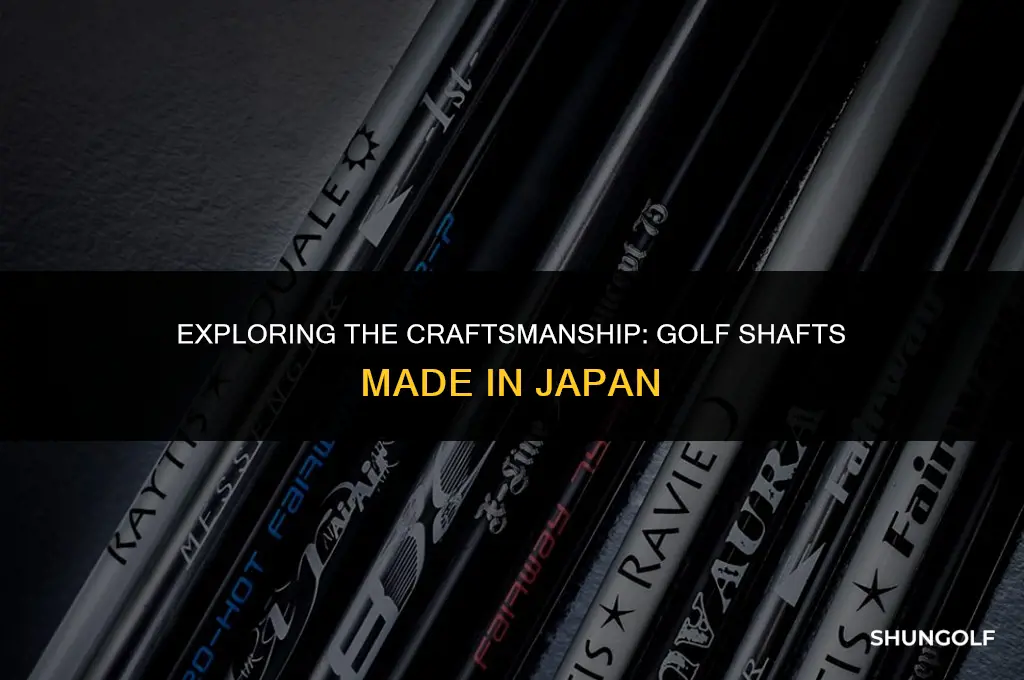 what golf shafts are made in japan