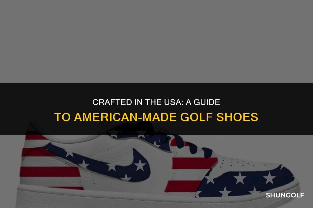 what golf shoes are made in the usa