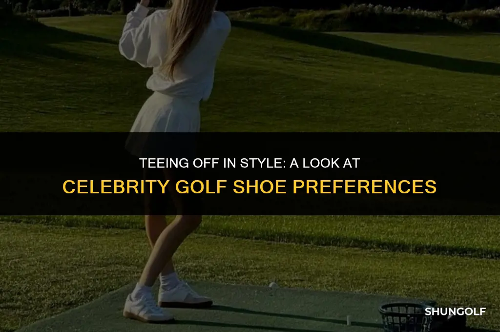 what golf shoes celebrities wear