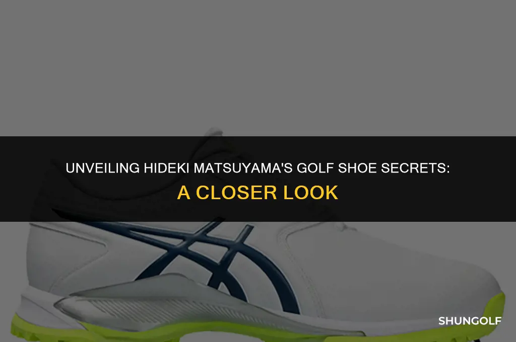 what golf shoes does hideki matsuyama wear