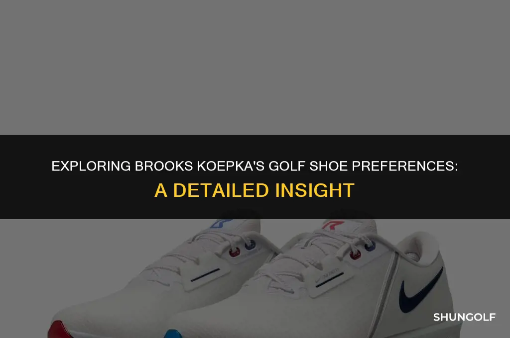 what golf shoes does koepka wear