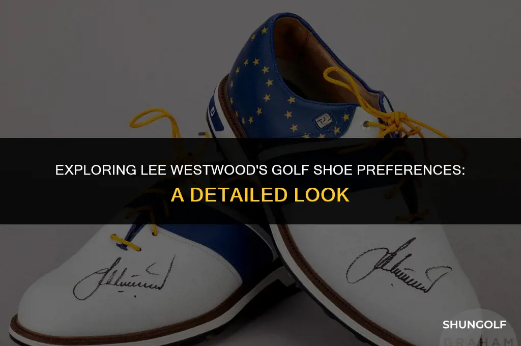 what golf shoes does lee westwood wear