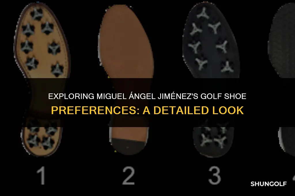 what golf shoes does miguel angel jimenez wear