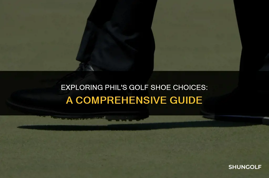 what golf shoes does phil wear