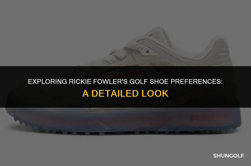 what golf shoes does rickie fowler wear