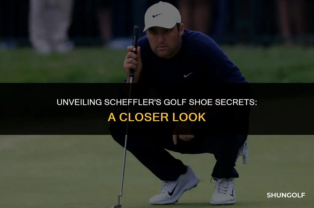 what golf shoes does scheffler wear