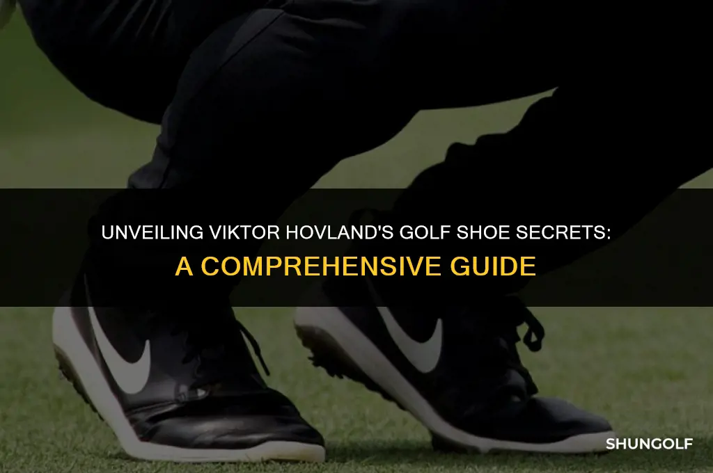 what golf shoes does viktor hovland wear