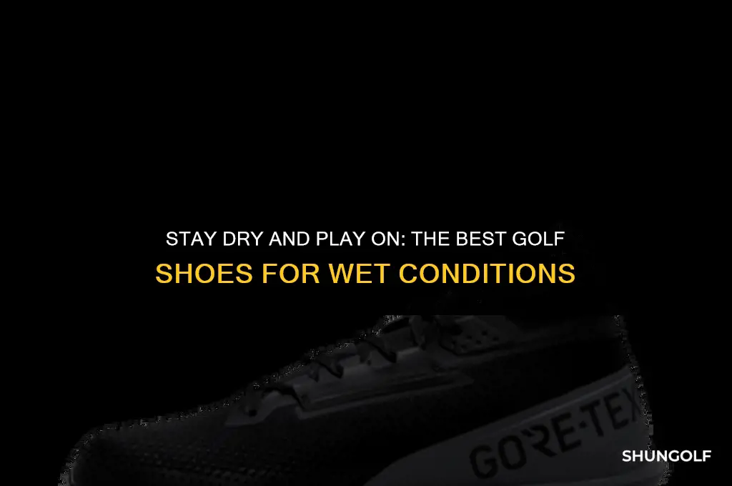 what golf shoes sre better for wet
